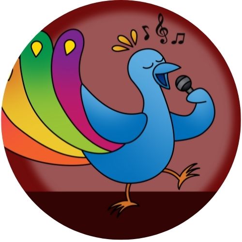 Singing Peacock