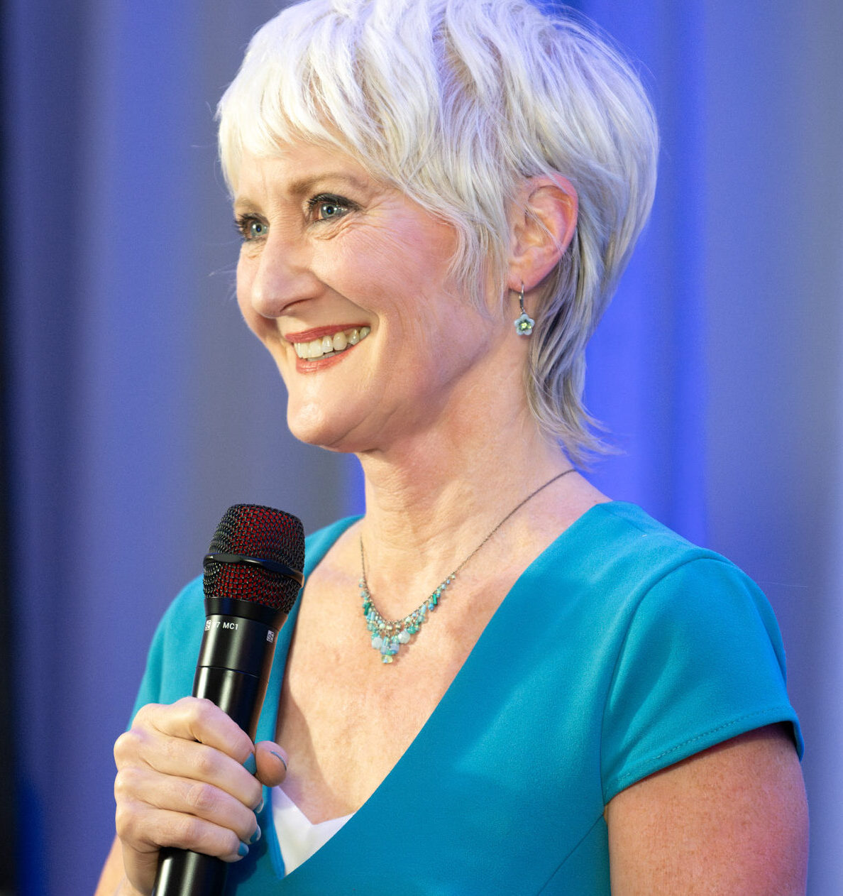 Rebecca P. Murray on stage